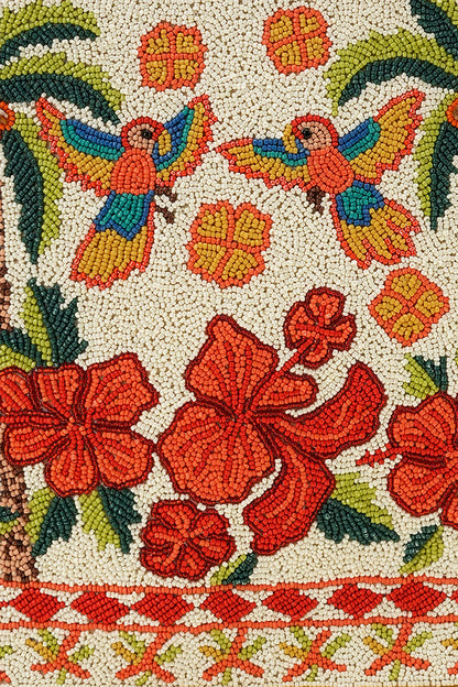 Rio Rhythm Vibrant Beaded Artisan Book Tote