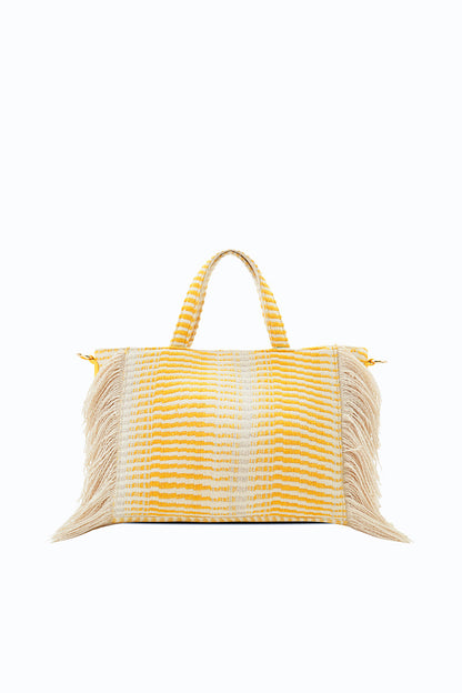 Rio Rhythm Vibrant Beaded Artisan Top Handle Bag