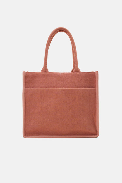 Safari Luxe Leopard Hand-Beaded Book Tote