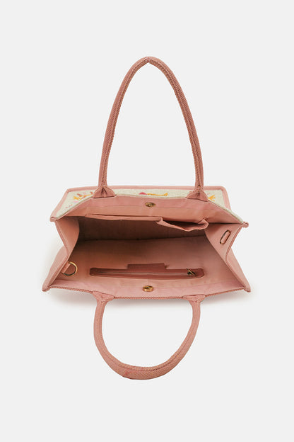 Safari Luxe Leopard Hand-Beaded Book Tote