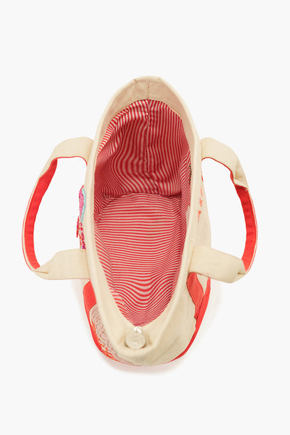 Coral Seahorse Small Tote
