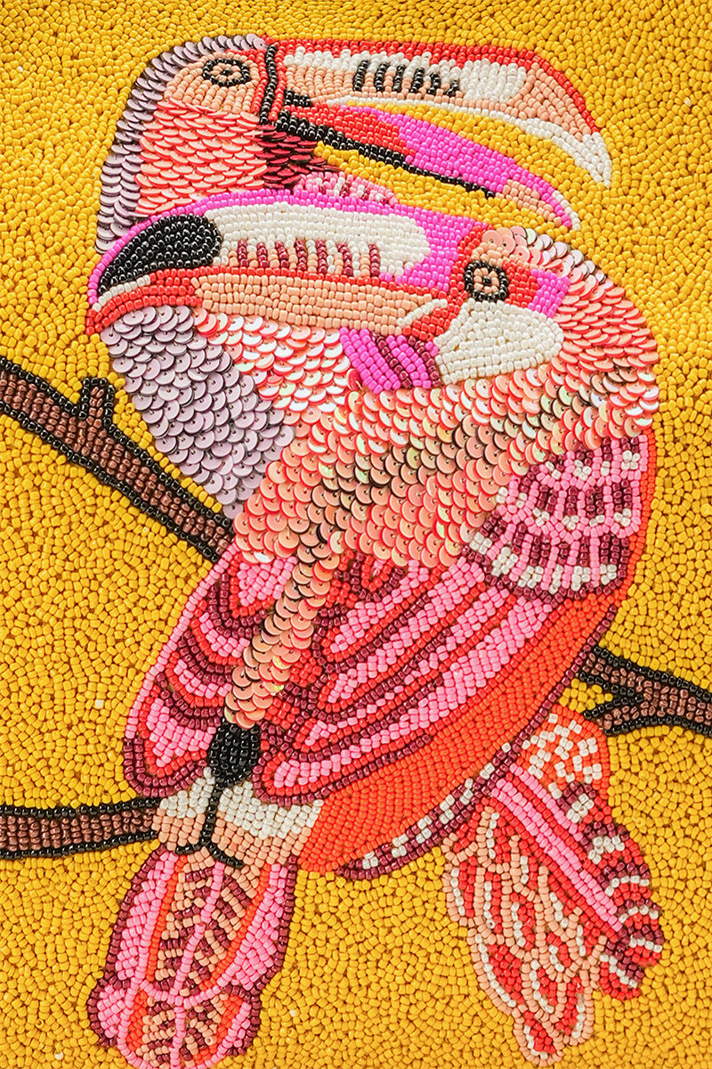 Tropical Toucan Handcrafted Oversized Tote