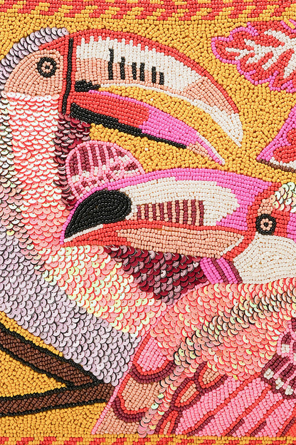 Tropical Toucan Handcrafted Book Tote