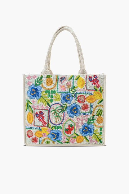 Capri Zest Lemon Strawberry Hibiscus Book Tote