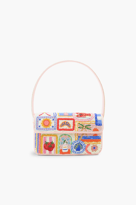 Ultimate Summer Vacay Beaded Shoulder Bag