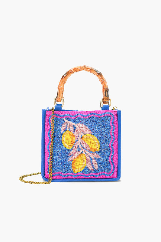 Limoncello Dream Hand-Beaded Mini Tote