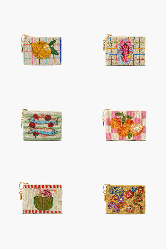 Set Of 6 Coin Pouch