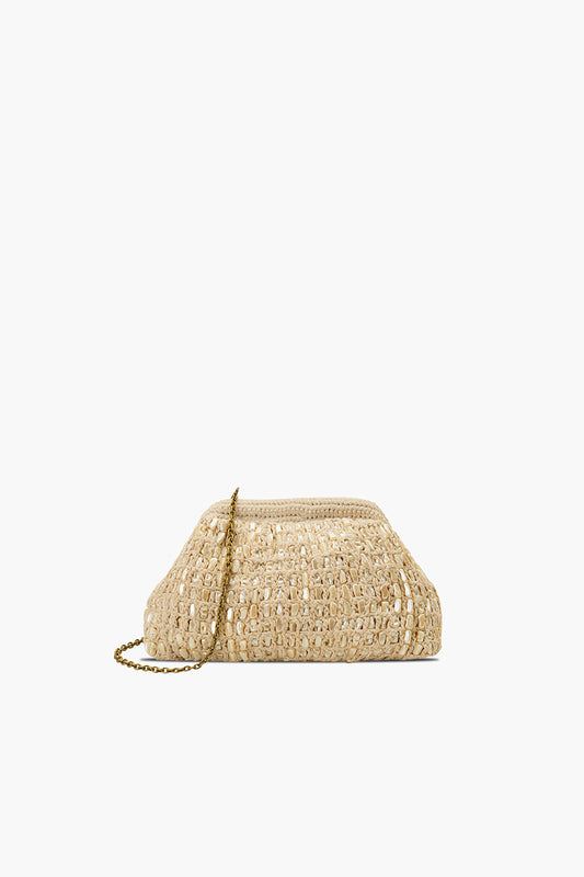 Pearl Sands Sparkle Crossbody Chain Clutch