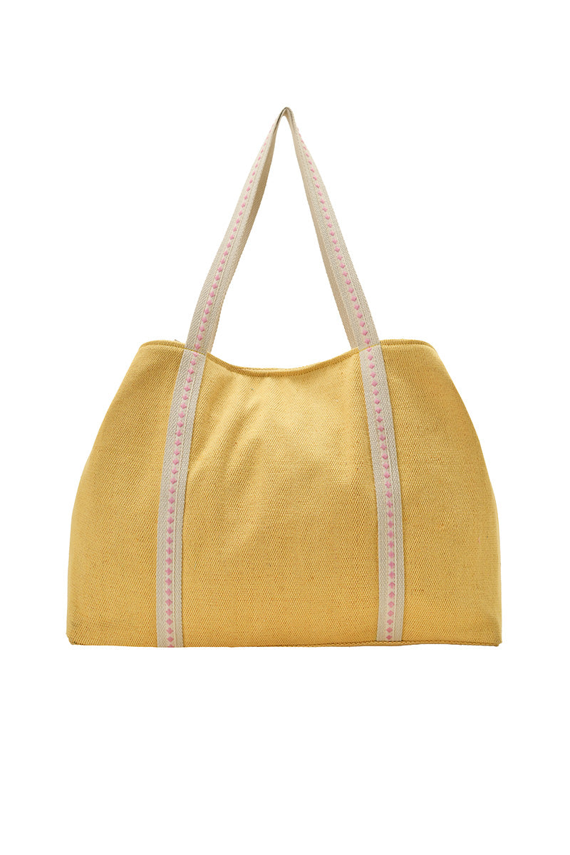 Whimsical Butterfly Beaded Oversized Tote