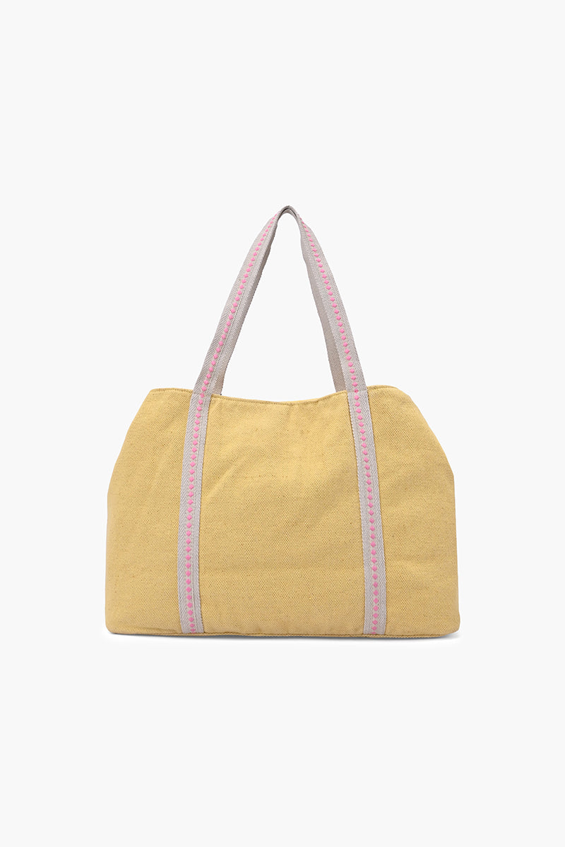 Whimsical Butterfly Beaded Oversized Tote