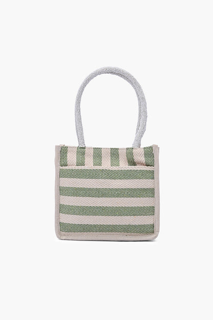 Pickleball Petite Hand-Beaded Small Tote