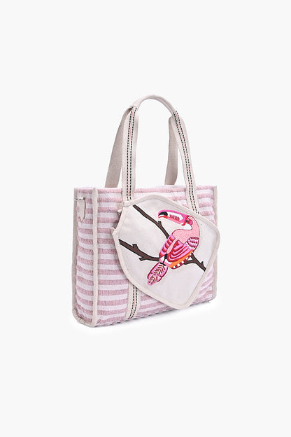 Tropical Toucan Artisan Pickleball Tote