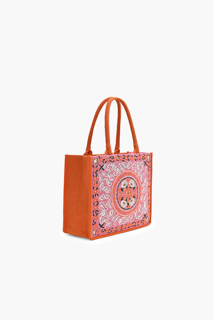 Paisley Promenade Box Tote