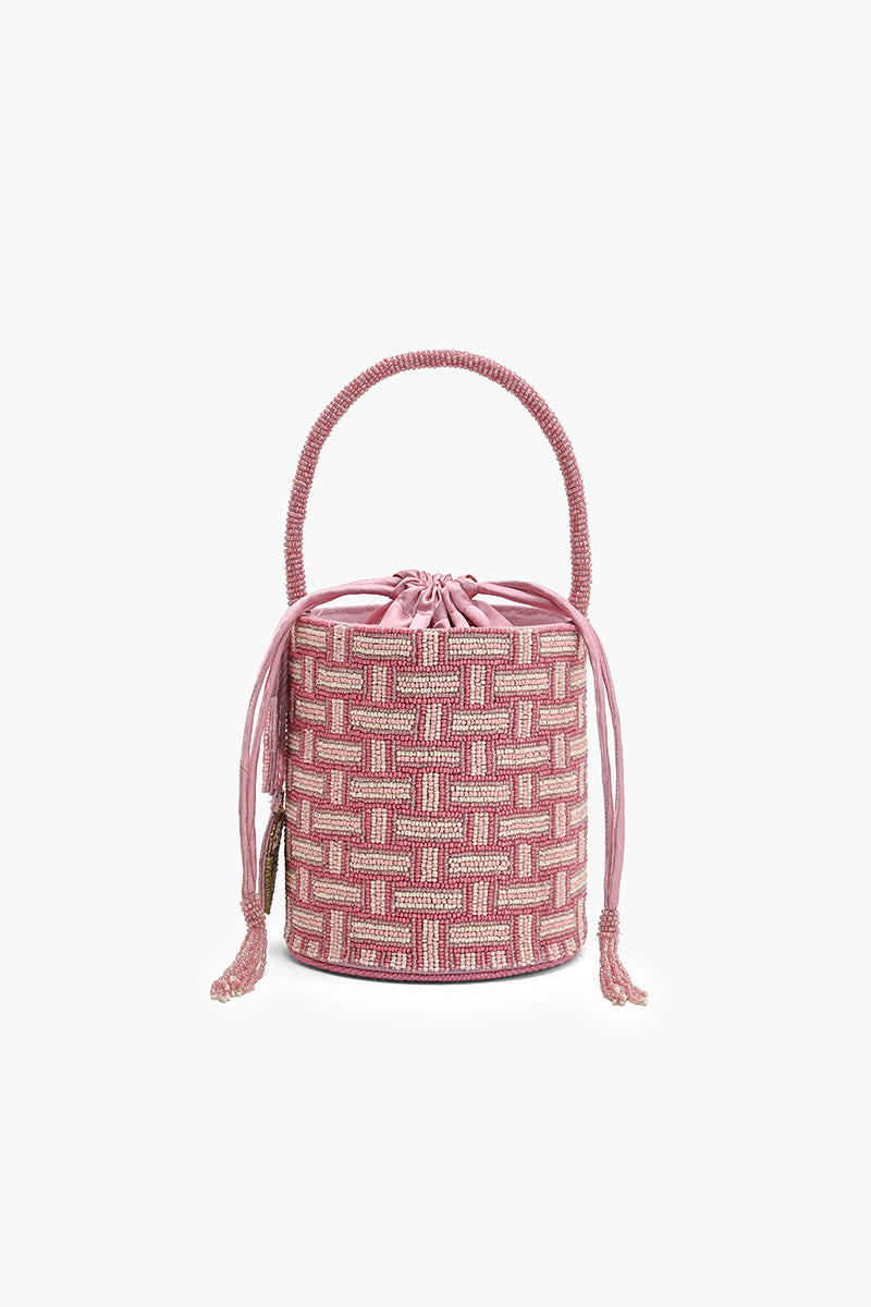 Bahama Breeze Beaded Bucket Bag