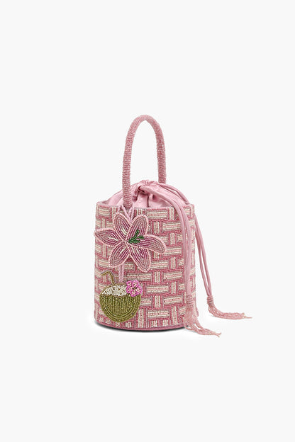 Bahama Breeze Beaded Bucket Bag