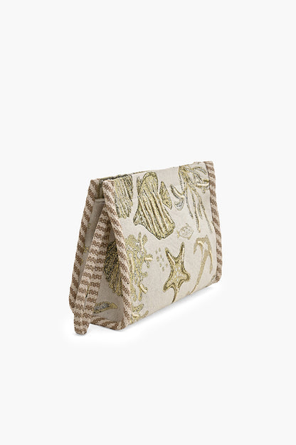 The Glitter Aqua Life Clutch