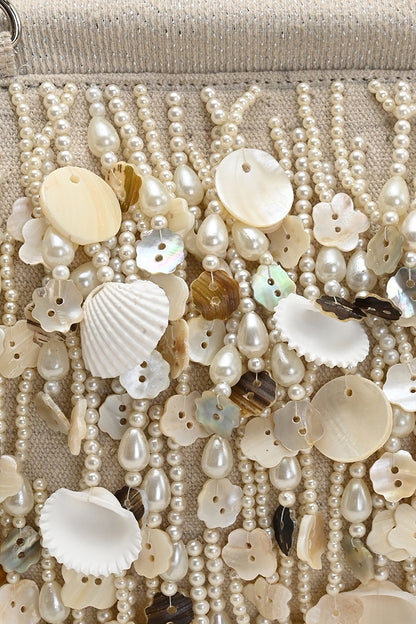 Riviera Pearl Evening Clutch
