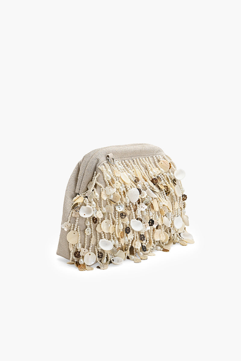 Riviera Pearl Evening Clutch