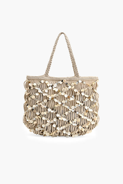 Coastal Chic Knotted Carryall Tote