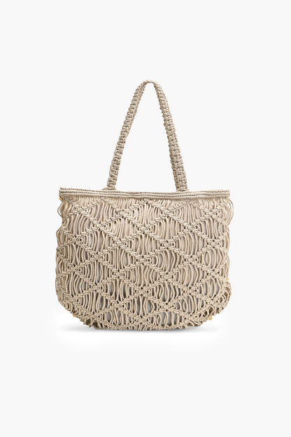 Coastal Chic Knotted Carryall Tote