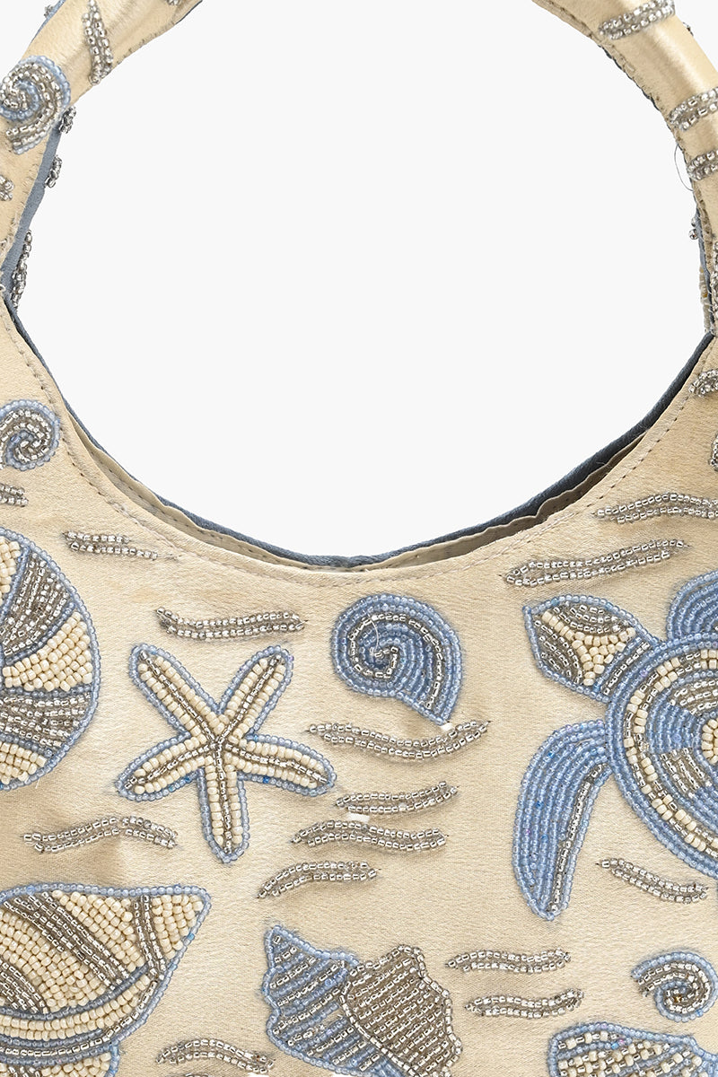 Shoreline Luxe Beaded Handbag