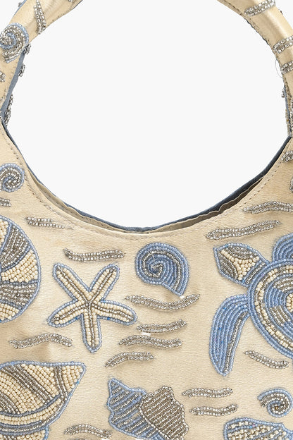 Shoreline Luxe Beaded Handbag