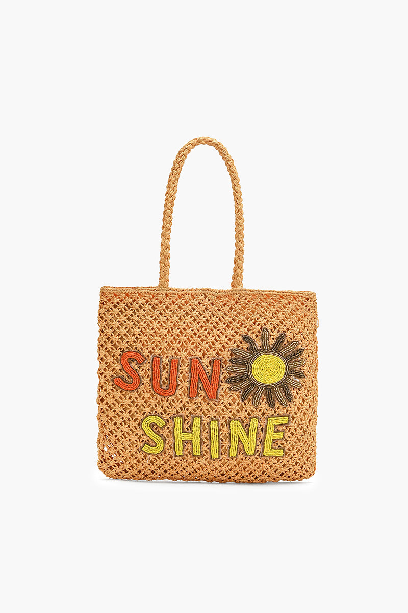 Chasing Sun Shine Raffia Tote Bag