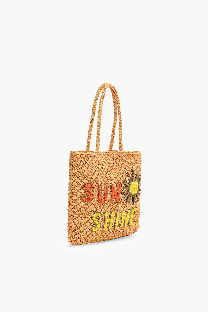 Chasing Sun Shine Raffia Tote Bag
