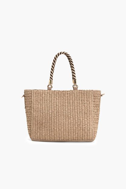 Hand-Corded Geometric Tote