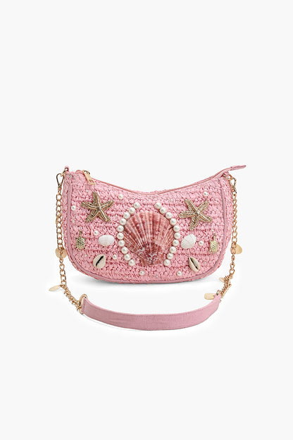Pearlescent Shore Shoulder Bag