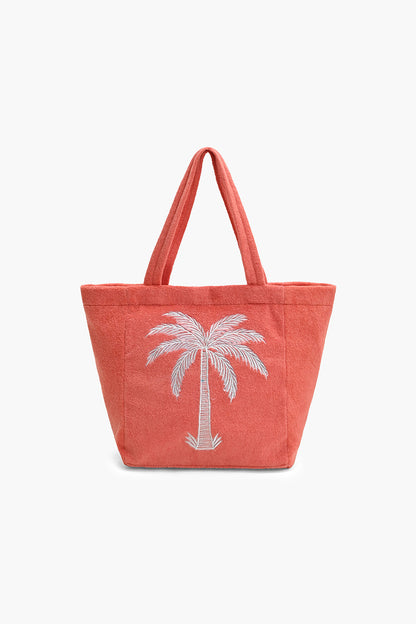 Coral Coast Palm Tote