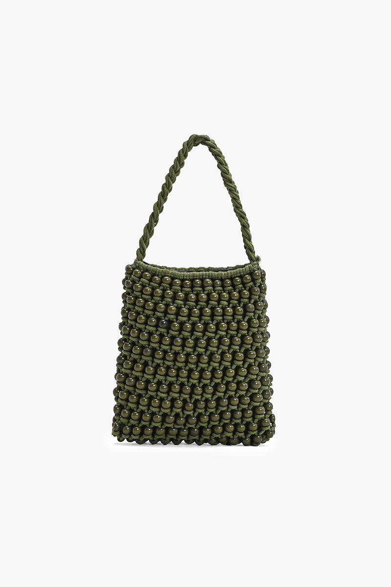 Tropical Noir Knotted Mini Bag