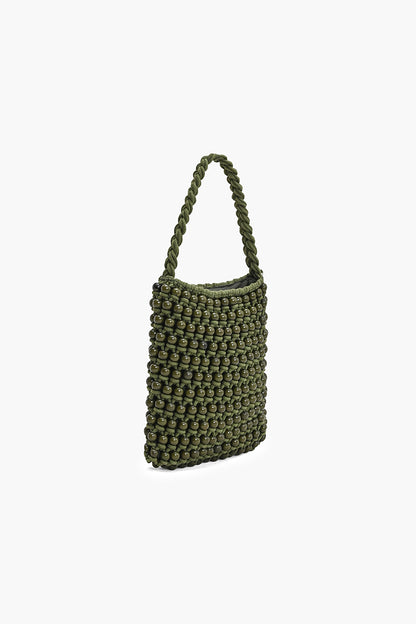 Tropical Noir Knotted Mini Bag