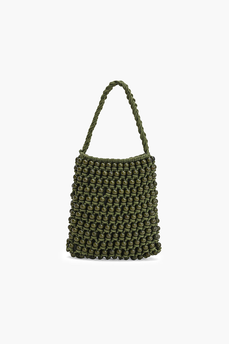 Tropical Noir Knotted Mini Bag