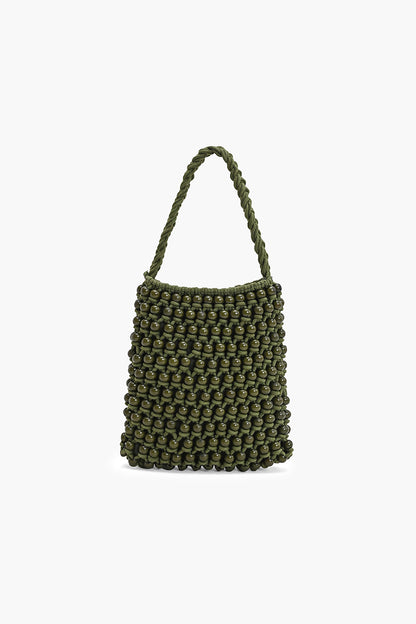 Tropical Noir Knotted Mini Bag
