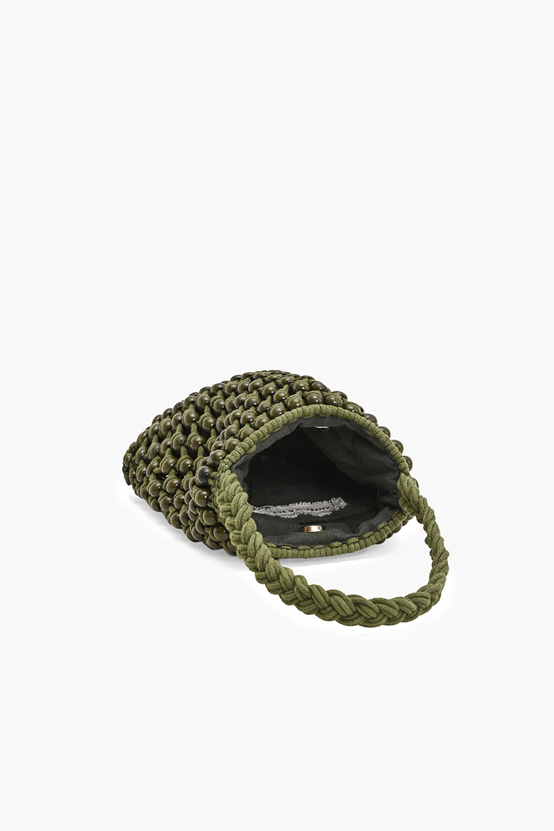 Tropical Noir Knotted Mini Bag