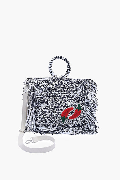 Picante Midnight Fringe Bag