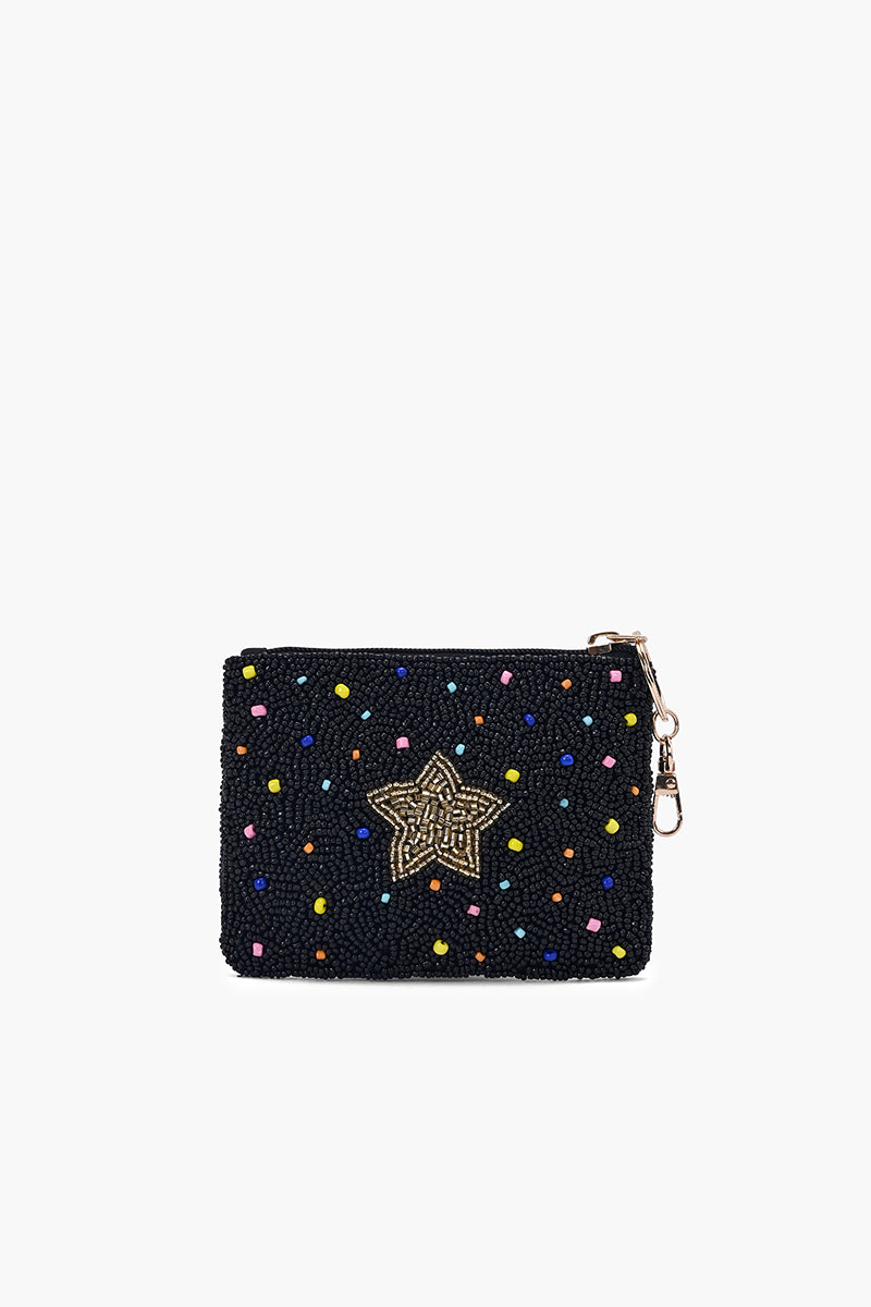Jeweled Holiday Tree Coin Pouch