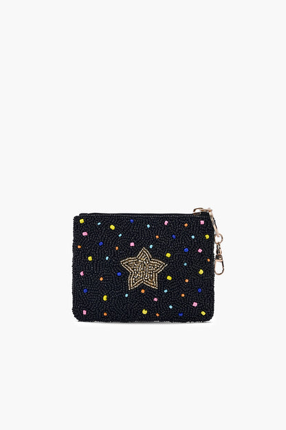 Jeweled Holiday Tree Coin Pouch