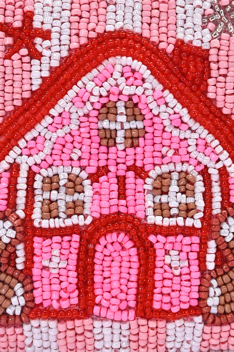 Gingerbread Village Coin Pouch