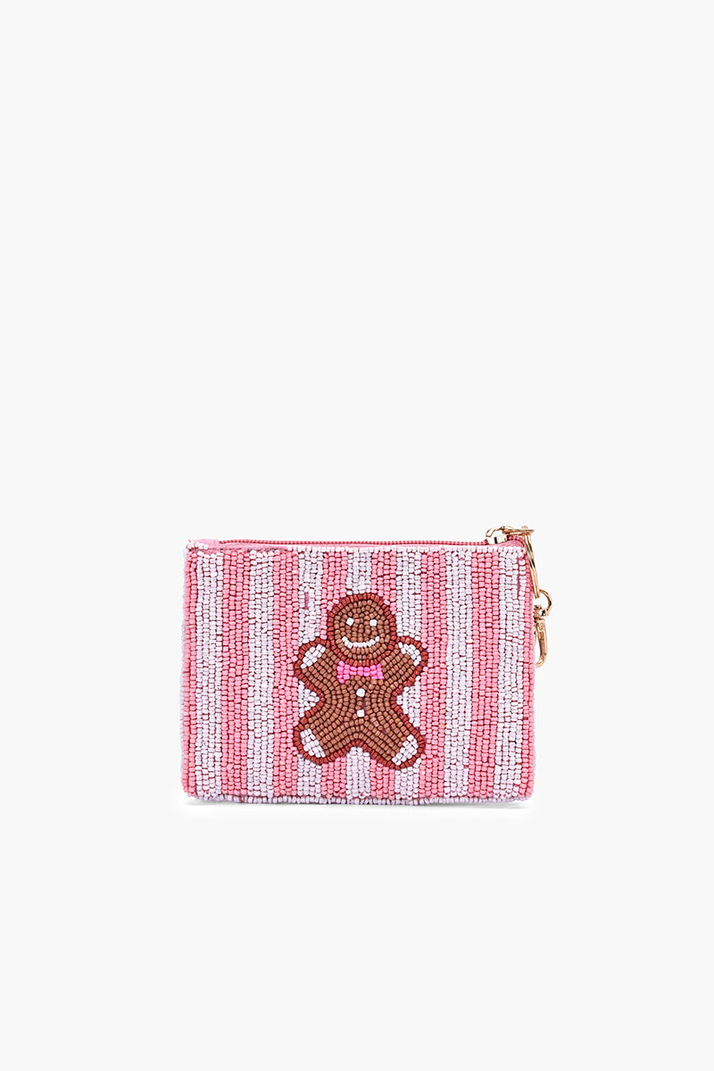 Gingerbread Village Coin Pouch