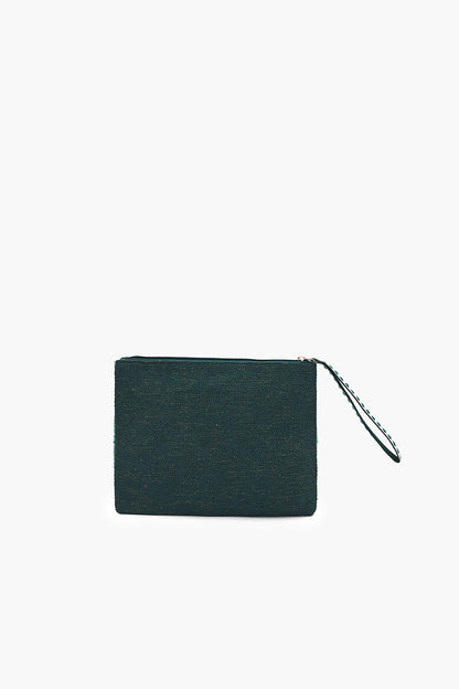 The Holly Jolly Beaded Wristlet