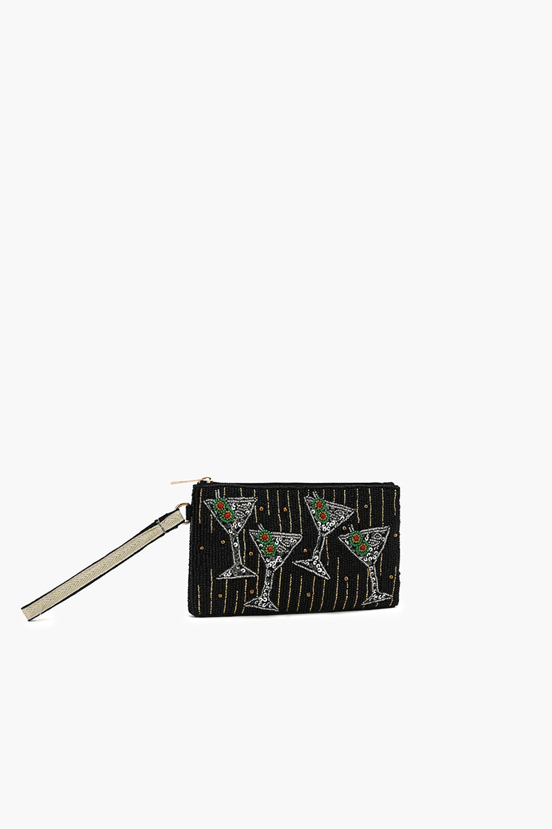 Midnight Martini Wristlet