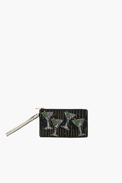 Midnight Martini Wristlet
