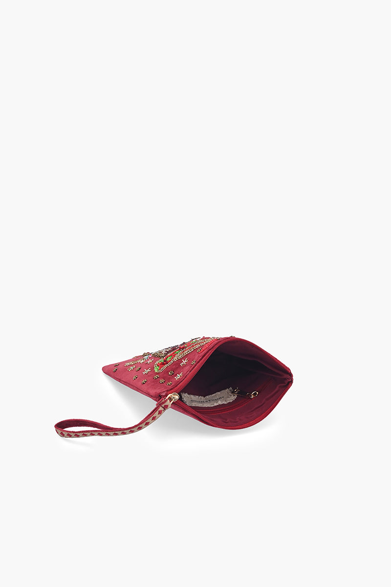 Jingly Reindeer Carousel Wristlet