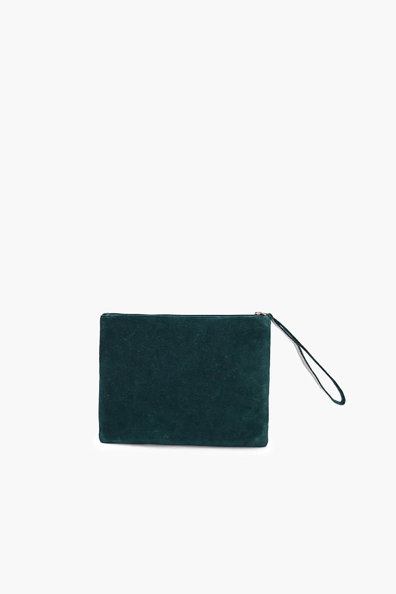 Emerald Joy Festive Wristlet
