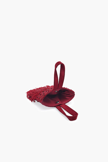 Soiree Glamour Fringe Bag