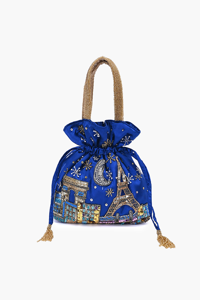 City of Light Drawstring Bag