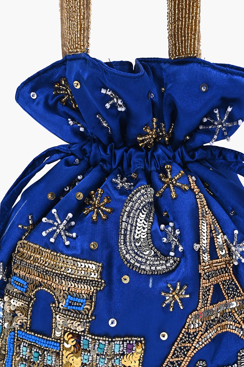 City of Light Drawstring Bag