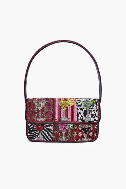The Cocktail Hour Beaded Shoulder Bag